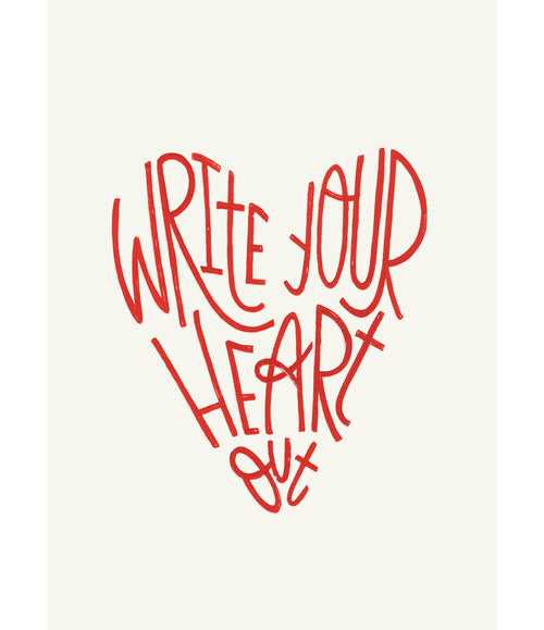 Wall Art | Write Your Heart Out - 1