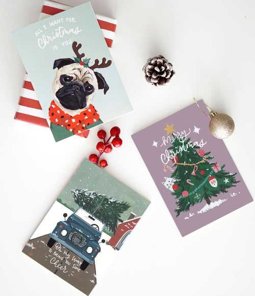 Greeting cards (Set of 3) | Christmas