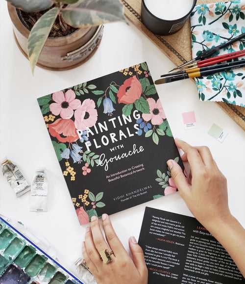 Painting Florals with Gouache (Paperback)