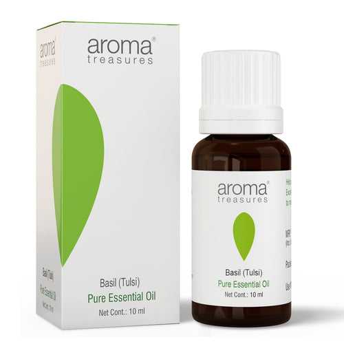 Aroma Treasures Basil (Tulsi) Essential Oil (10ml)