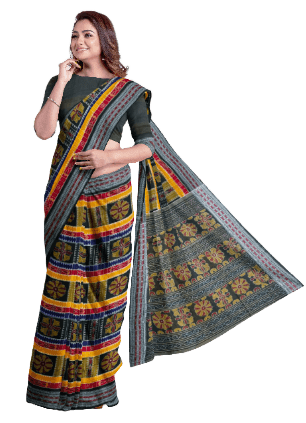 Utkal Laxmi design Sambalpuri cotton saree with blouse piece