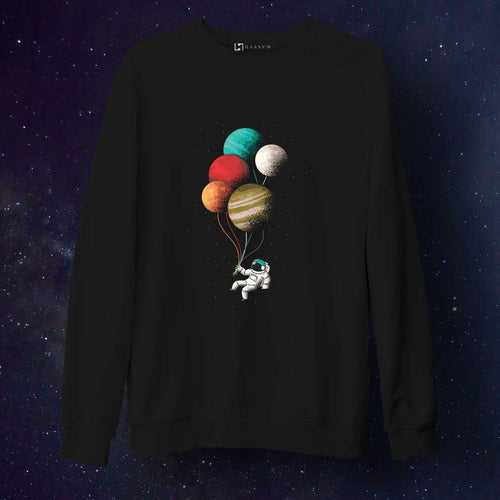 Astronut Baloons Unisex Sweatshirt