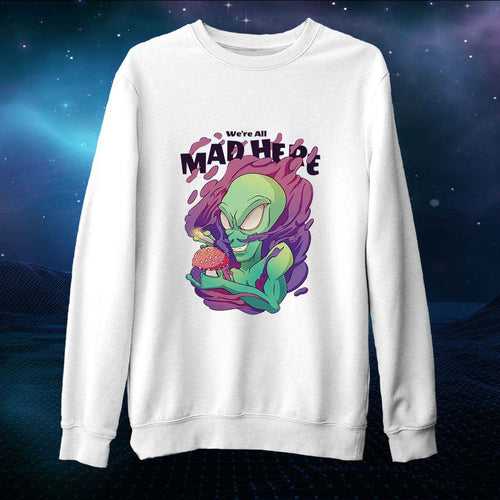 Trippy Alien Unisex Sweatshirt