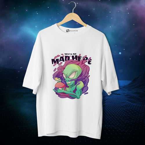 Trippy alien Oversized Tshirt