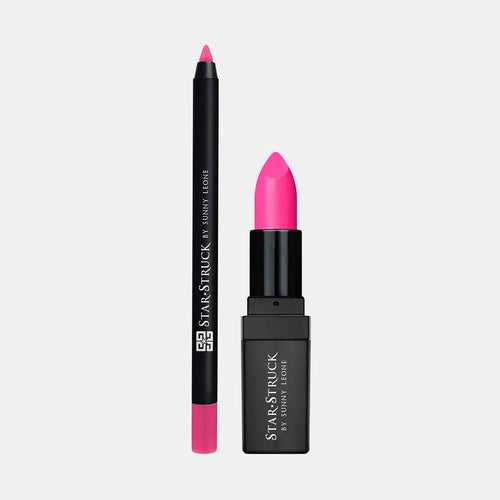 Foxy Fuchsia - 2Pcs Lip Kit, Lipstick & Lipliner Kit - Bright Pink