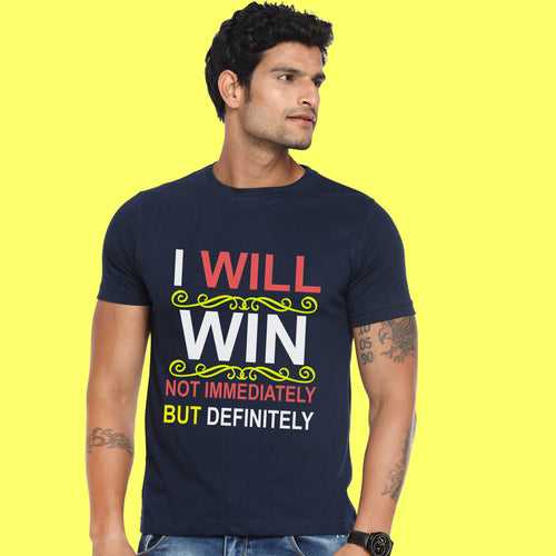 i will not immediately but definitely t shirt for mens