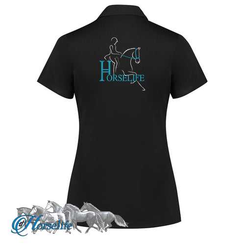 #HORSELIFE ECO Polo shirt with Horselife design on back