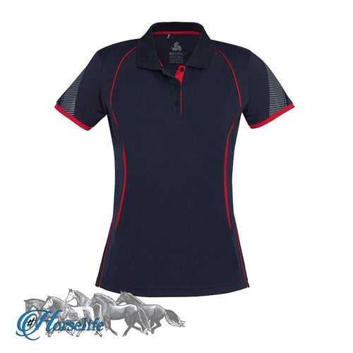 #Horselife Navy/Red polo shirt - you choose design