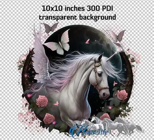 Digital Download Sublimation/DTF Fantasy Horse design F003