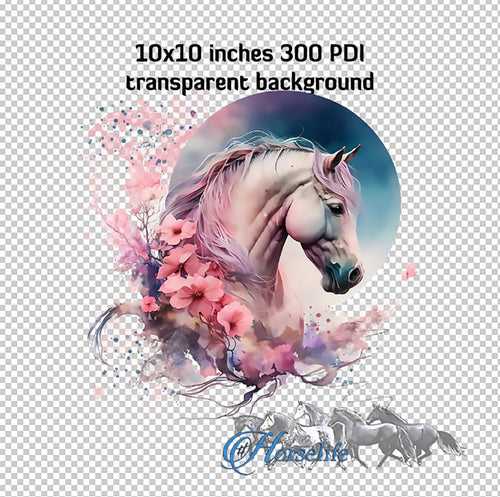 Digital Download Sublimation/DTF indian Horse design HF010