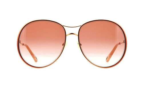 CHLOE SUNGLASSES IN BROWN-ORANGE