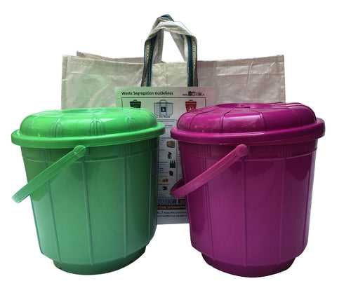 Waste Segregation Kit - 2bin1bag( set of 5)