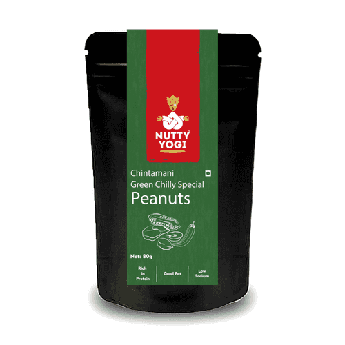 Chintamani Green Chilly Special Peanuts - 80 gms