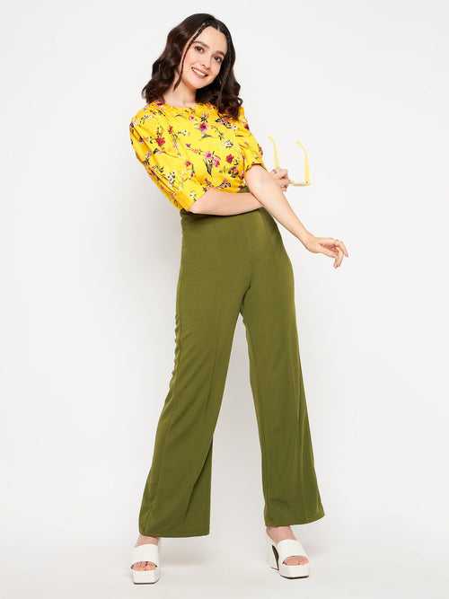 High Waisted Stretchy Parallel Pants