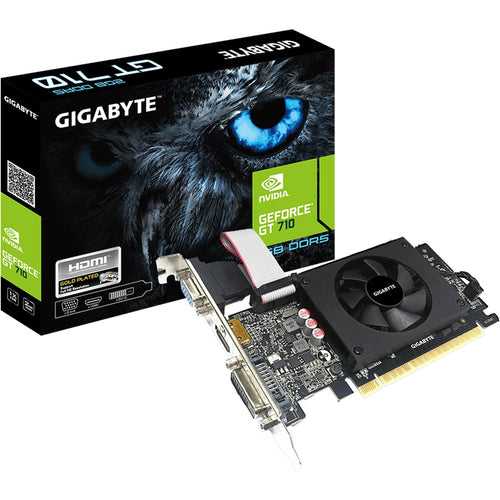 GIGABYTE GeForce GT 710 2GB GDDR5 64-bit Graphics Card