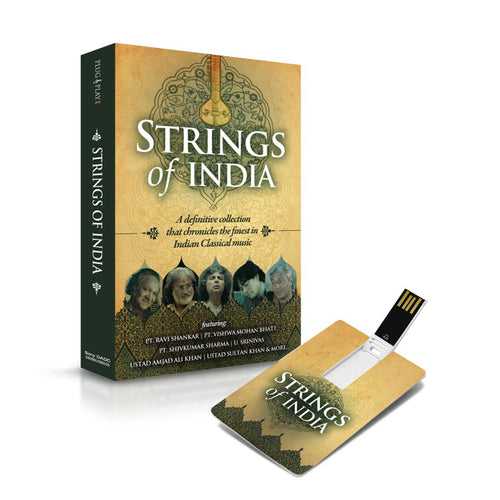 Strings of India - Finest Musicians of Indian Classical (USB Music Card)