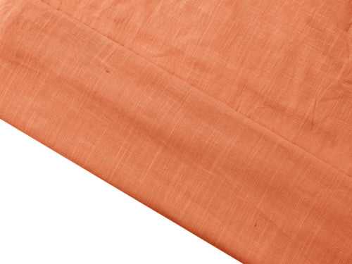 Rust Orange Hand Tie Dye Fabric