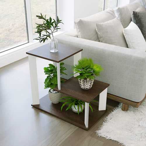 Coras Multipurpose Side Table (Wenge & White)