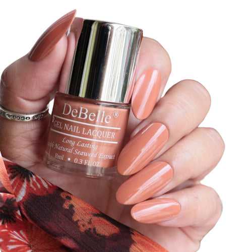 DeBelle Gel Nail Lacquer Maple Tan (Tan Brown), 8ml