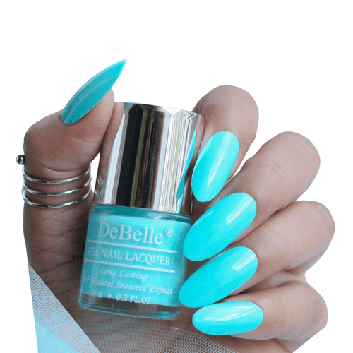 DeBelle Gel Nail Lacquer Peppermint Pudding (Mint Green), 8ml