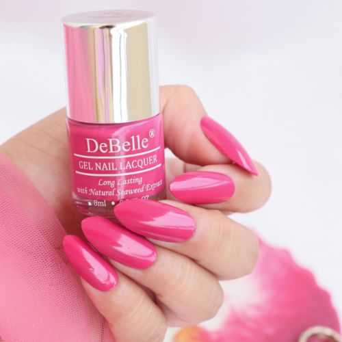 DeBelle Gel Nail Lacquer Tulip Sheen - (Viva Magenta Nail Polish), 8ml