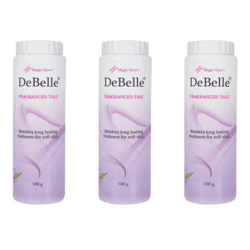 DeBelle Fragranced Talc combo pack of 3 - 100g each