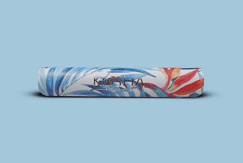 Blue Foliage PUre Couture Yoga Mat