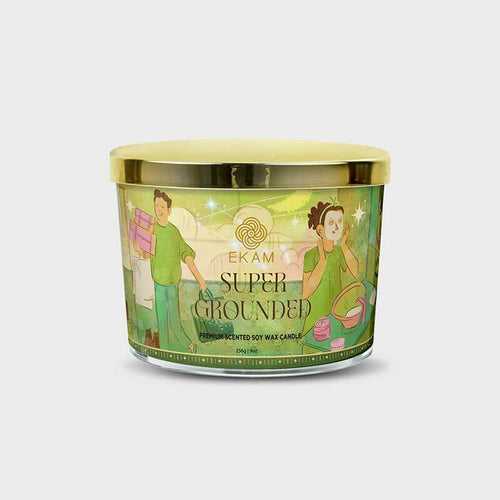 Super Grounded Scented 3 Wick Candle