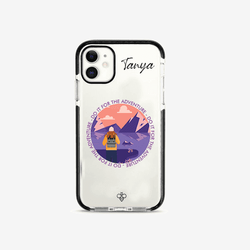 Personalised Silicone iPhone Cover - Do it for the Adventure