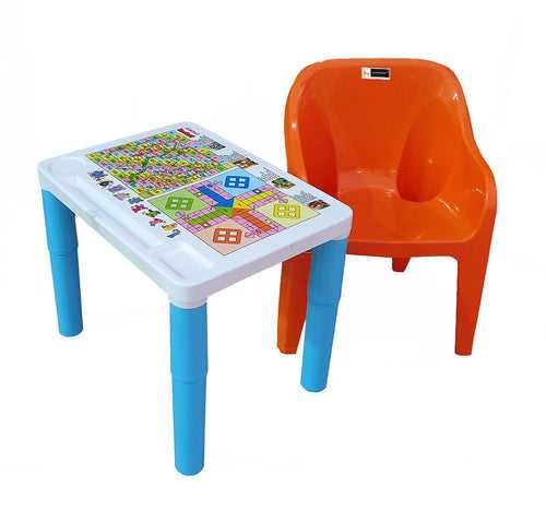 Homegenic Kids Study Table and Table Set (for kids upto 8 years) Plastic Material