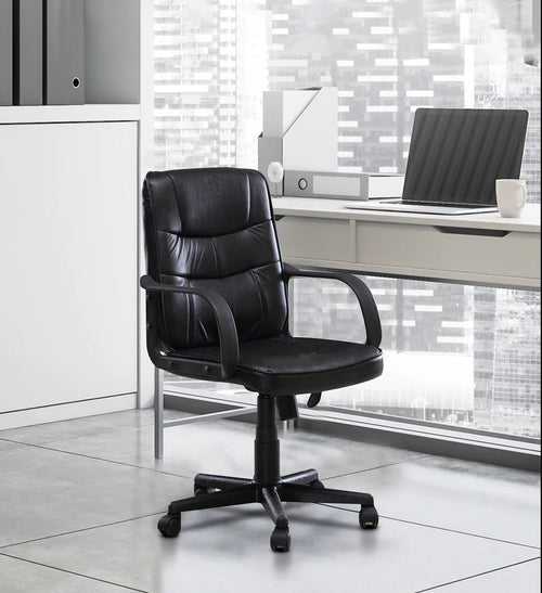 Nilkamal Slovenia Mid Back Office Chair (Black)
