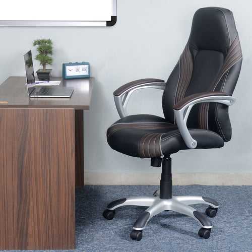 Nilkamal Royce High Back Office Chair (Black)