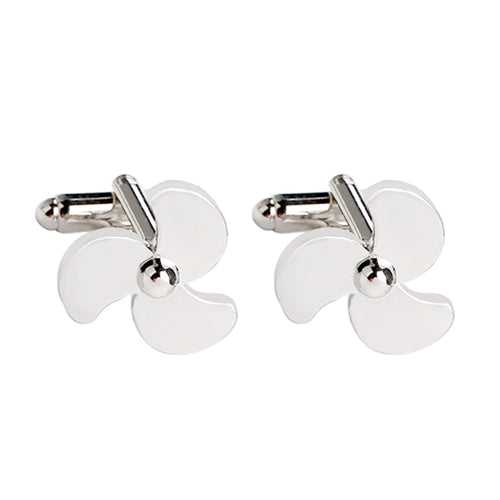 Airoplane Fan Shape Cufflinks