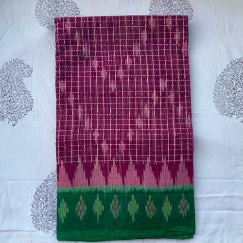 First name: Free, Last name: Dom - handwoven Muthyampet saree