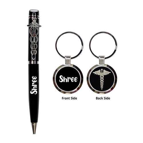 Best Gift For Doctors – Personalized Doctor Pen with Keychain – Personalized Gifts For Doctors