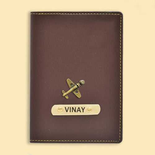 Passport Covers (Brown) - One Charm
