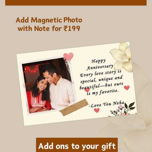 Add Magnetic Photo with Note ₹299