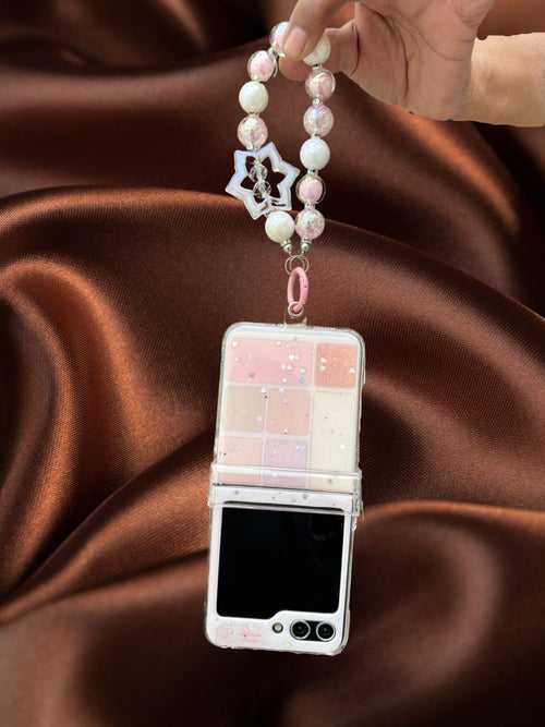 Elegant Makeup Blocks Glitter Cover(with Lanyard)