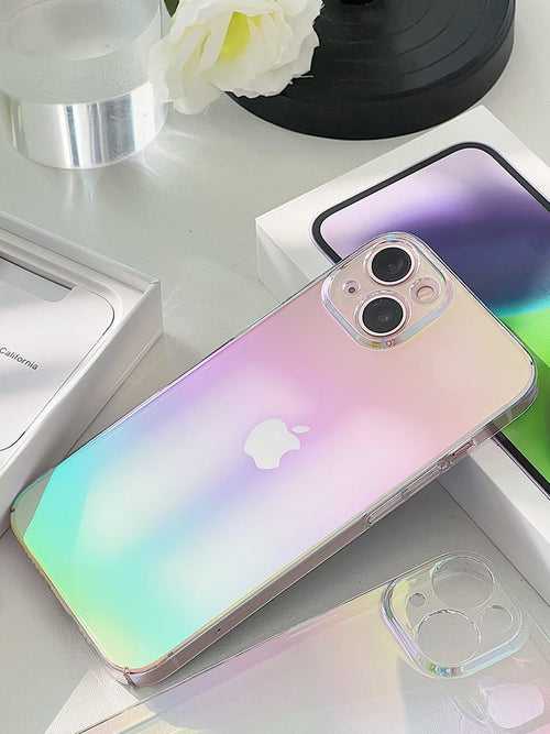 Aurora Light Effect Shiny Ultra Thin Transparent Cover