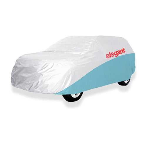 Car Body Cover WR White And Blue For Mahindra XUV 3XO