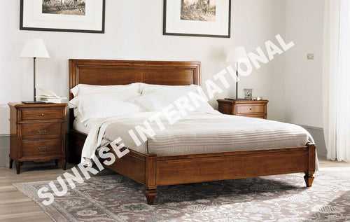 European Style Solid Sheesham Wood Queen Size Double bed - latest designs