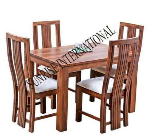 Solid wood 5 pcs Dining Set - 1  table + 4 cushioned chair set !