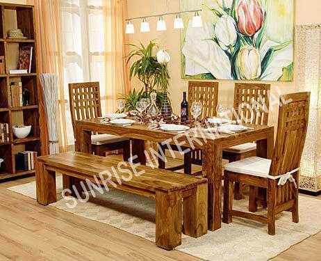 Wooden Dining Table Set