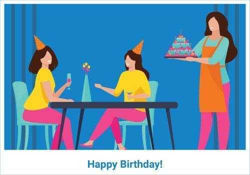 Durfi Happy Birthday Gift Card