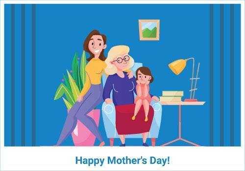 Durfi Happy Mother's Day Gift Card