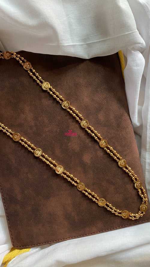 Lakshmi Two Layer Gold Chain (No Earrings)