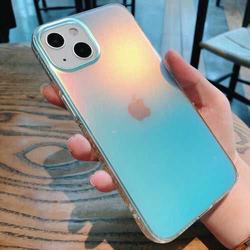 iPhone 13 Series Luxury Matte Laser Aurora Case