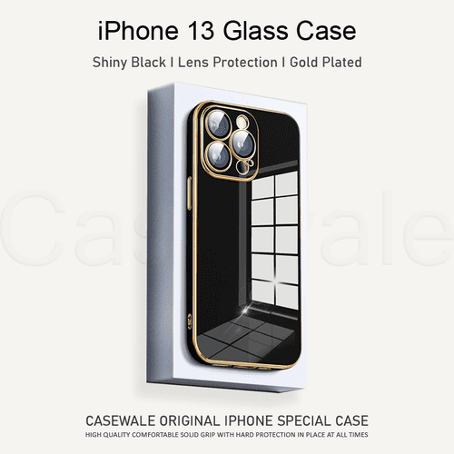 iPhone 13 Series Anti-Shock Lens Glass Plated Case