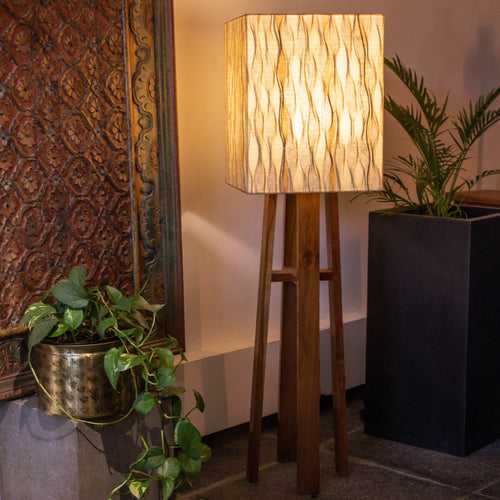 Woven Giza Floor Lamp