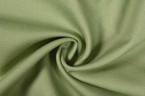 Light Green Plain Spun Twill Viscose Fabric